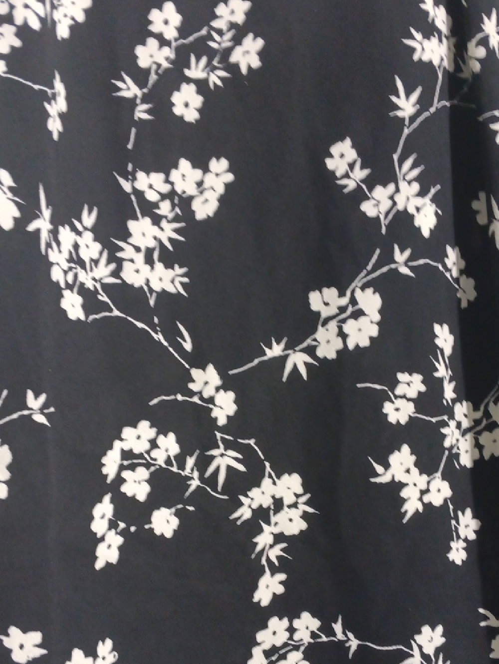 SOLD Talbots Floral Blouse Black And White Sz 2X - Picture 5 of 5